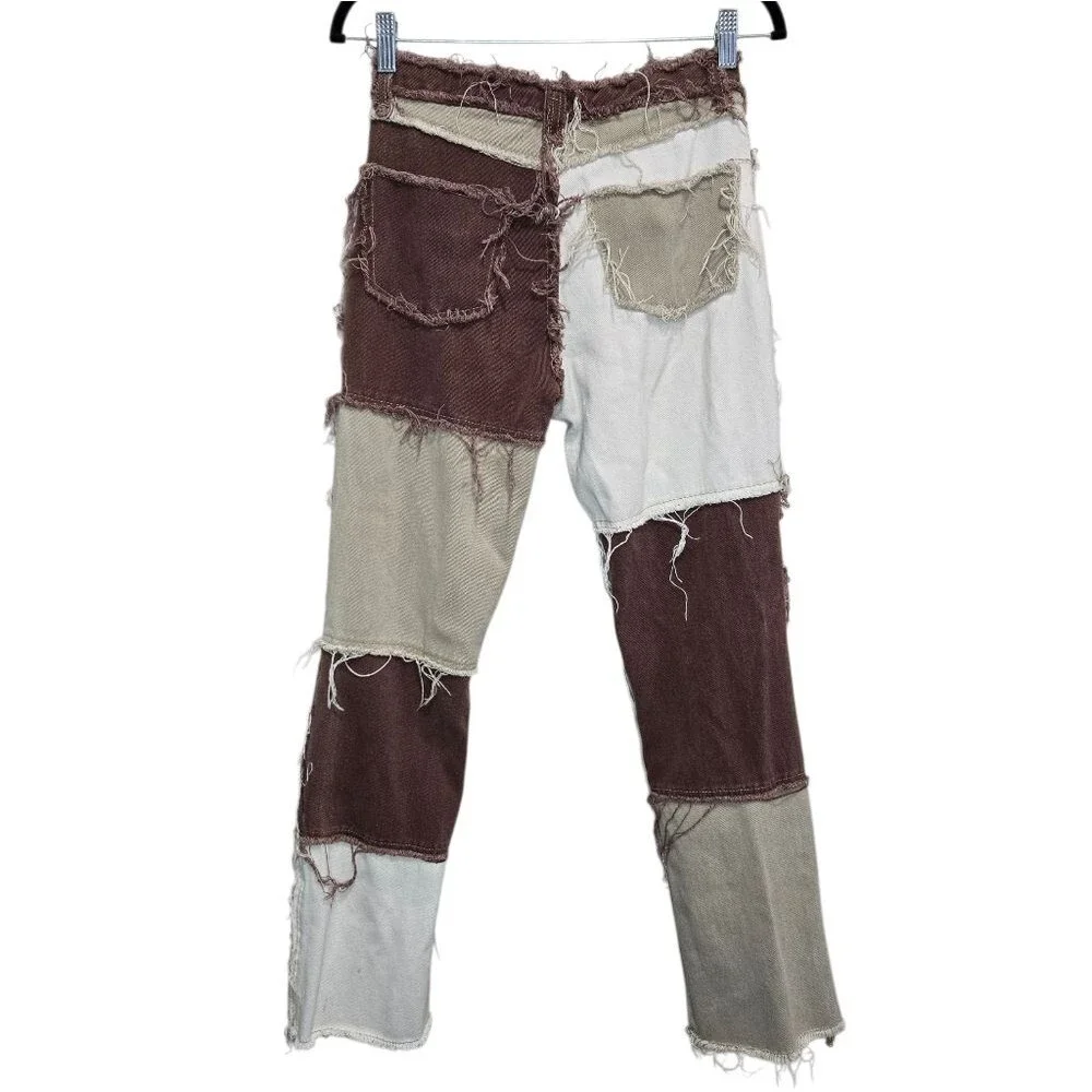 Jaded London Boyfriend Patchwork Jeans - Picture 2 of 6